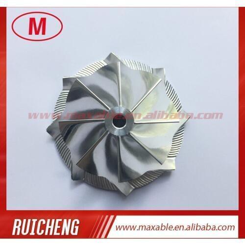 K04 5304-123-2007 43.03/56.08mm 8+0 blades high performane turbo billet/milling/aluminum 2618 compressor wheel for 5304-970-0054