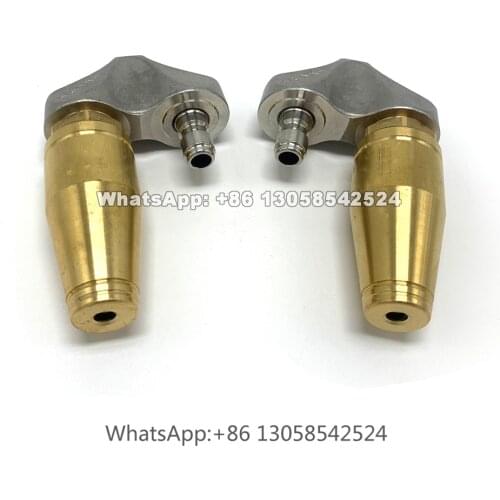 Sewer Jetting Turbo Nozzle for High Pressure Washer, Brass Reverse Turbo Nozzle, High Pressure Sewer Drain Cleaning Nozzle