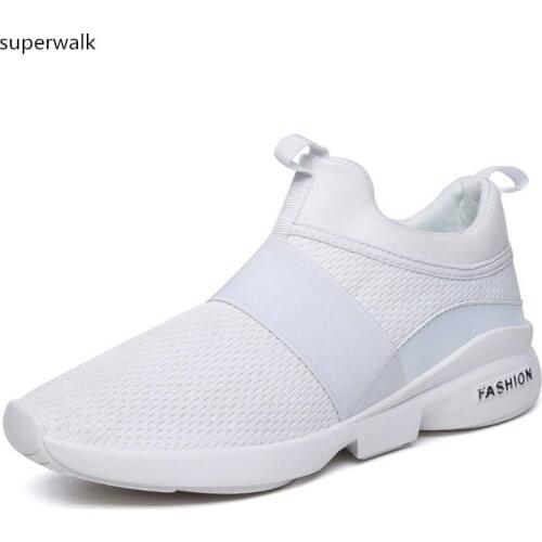 Mens breathable mesh shoes Fashion mesh upper Students shoes are light and large size 39-46 casual shoes, free shipping