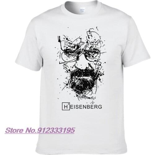 2017 New Fashion Breaking Bad T Shirts Men Heisenberg Camisetas Hombre Men Cool Tee Shirt Tops Short Sleeve Cotton T-shirts