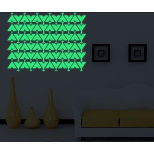 KW3236 luminous stickers 104 circlesFluorescent Star Sticker Childrens Room Bedroom Cartoon Wall Sticker