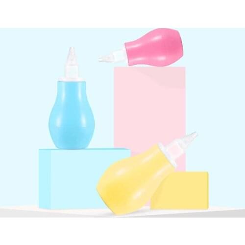 Baby Newborn Vacuum Nasal Aspirator Suction Silicone Baby Safety Nose Cleaner New Baby Care Diagnostic-tool Vacuum Sucker
