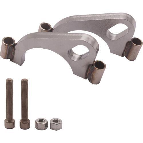 2.5" Inch Exhaust Flange Flat Oval Split Repair Replacement For Car Vehicle