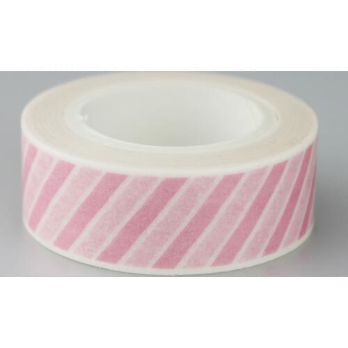 2pcs/lot 1.5cm Lovely pink stripes Washi Tape DIY decoration Scrapbooking Sticker Label Masking Tape School Office Supply