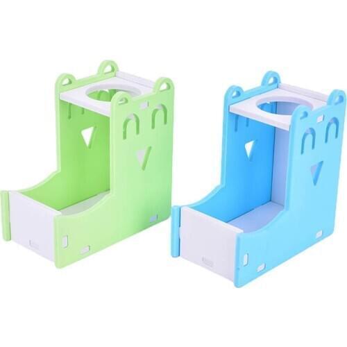 2in1Plastic Hamster Drinker Water Bottle Dispenser Feeder Hanging Pet Dog Guinea Pig Squirrel Rabbit Drinking Head Pipe Fountain