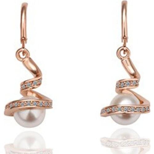 2019 new high quality jewellery, new Japan and South Korea earrings in 100% S925 Silver color . rose ladies earrings