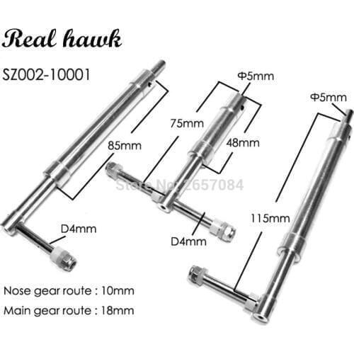 Anti-Vibration Landing Gears For Class 40-60 RC Airplane Shock Absorbing aircraft model parts