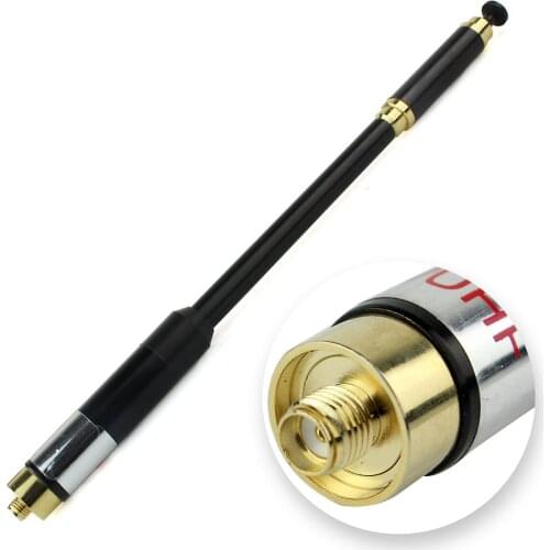 SOONHUA Dual Band Antenna Universal Telescopic Antennas 144/430MHz SMA-F Antenna 50Watts 2019