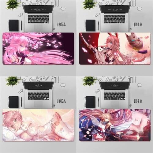 Anime Pink Hair Girl Yae Sakura Gaming Mouse Pad Large MousePad Gamer Mouse Mat Computer XXL Mouse Carpet Keyboard pad Desk Mat