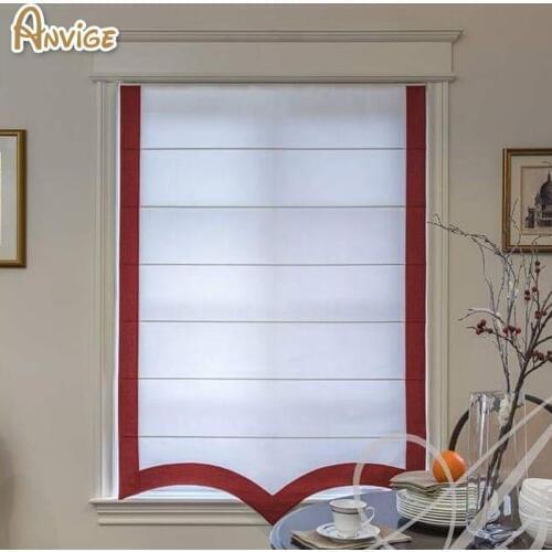 Customized Curtain Cotton/Linen F Roman Blinds / Roman Shades / Window Blind Fabric