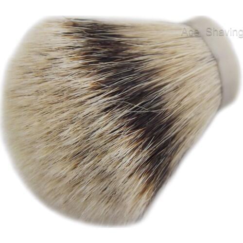 Silvertip Badger Hair Knot Brush Head Big Size 27/28/29/30mm Barber Beard Shaving Mens Grooming