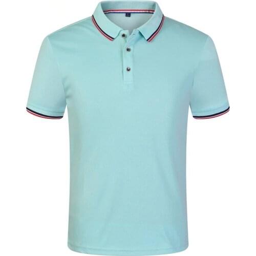 Summer Casual Dress T Shirt Men Tencel Breathable Anti-Pilling Solid Short Sleeve Polo Shirts 11 Color Masculina Hombre S-3XL