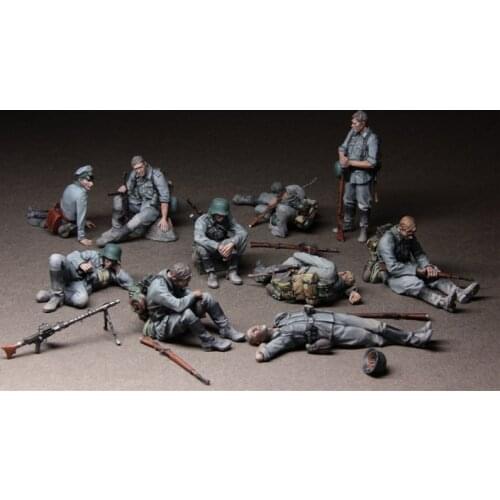 1:35 Resin Figure Model Kit Unassambled Unpainted //S017(10 figures)