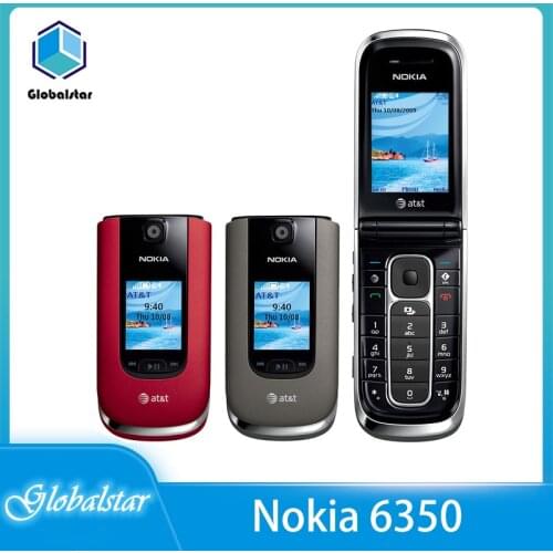 Nokia 6350 Refurbished Original Unlocked Nokia 6350 Flod Mobile Phone 2.0 inch 2G With Bluetooth Cellphone Free Shipping