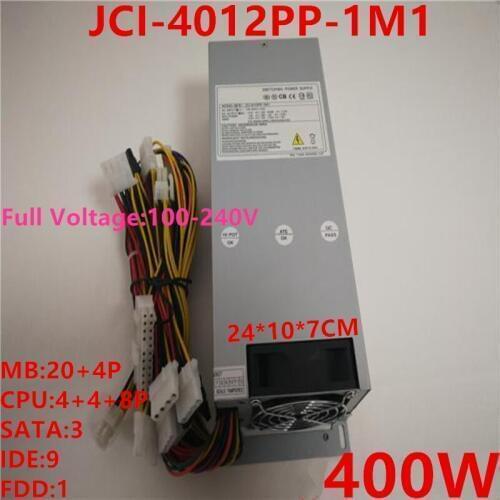New PSU For Kenwei 2U 400W Power Supply JCI-4012PP-1M1