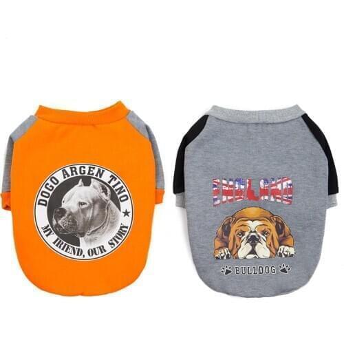 Pet Dog Clothes Warm Hoodies Autumn and Winter French Bulldog Clothing Sweatshirt hooded jacket Coat