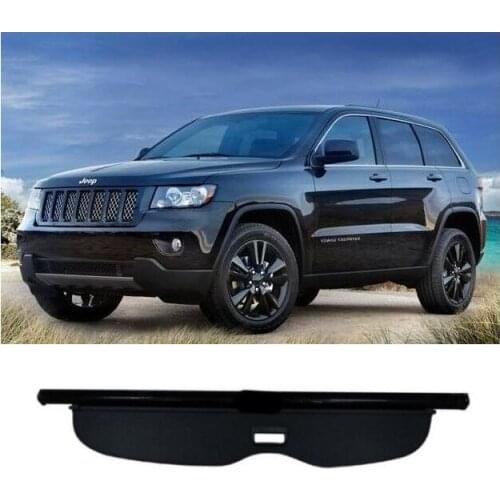 High Qualit Car Rear Trunk Cargo Cover Security Shield Screen shade Fits For Jeep Grand Cherokee 2017-2020(black, beige)