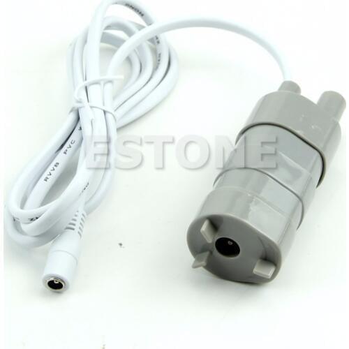 1.2A DC 12V Micro Submersible Motor Water Pump 12L/Min 600L/H 5M 5.5x2.1 Female