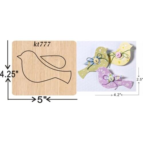 Little bird cutting dies 2019 new die cut &wooden dies Suitable for common die cutting machines on the market