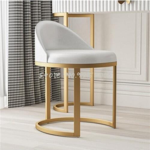 Nordic dressing table stool bedroom light luxury dressing chair backrest modern minimalist makeup chair net red girl chair