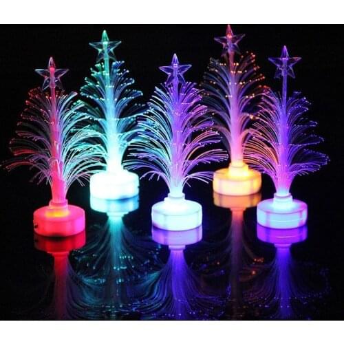 Christmas Xmas Tree Color Changing LED Light Lamp Home Christmas Xmas Tree Home New Year 2022 Decoration Navidad Gifts LEDLights