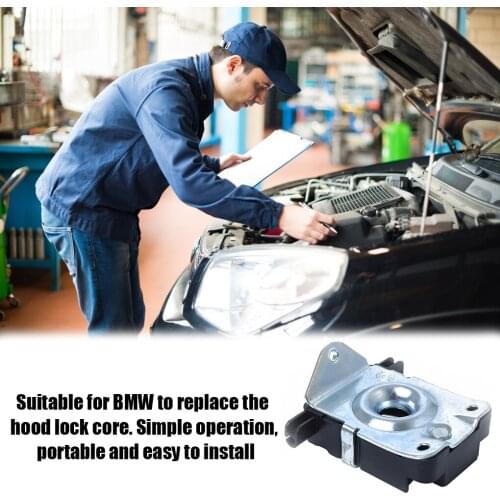 High quality Lower Part of Hood Lock Latch 51238203859 for BMW 3 5 Series Z8 X5 E46 E39 E53 E52 316i 318i 320i 520i 530i 525i