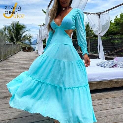 Синие летние платья Zhang Pear Juice China At AliExpress