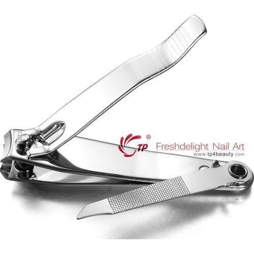 1pcs Silver Nail Clippers Professional Trimmer Stainless Steel Nail Clippers Manicure Nail Cutter Pedicure Finger Toe Scissors