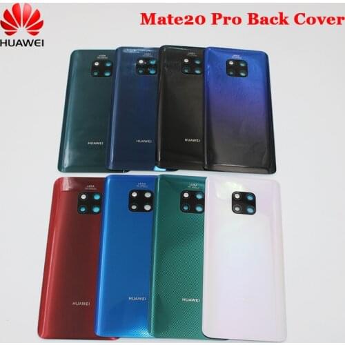 100%Official New Back Cover For Huawei Mate 20 Pro Mate20 LYA-AL00 LYA-L09 Rear Door Housing Case With Camera Lens Replacement