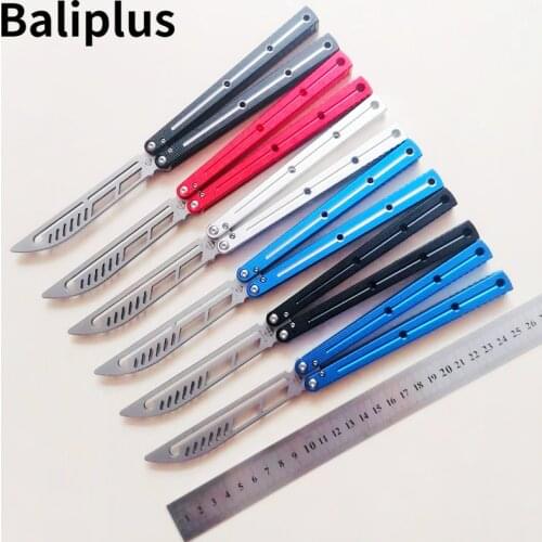 Baliplus Kraken Butterfly Knife Bushings System Channel Free-swinging Knife Trainer Knife Tactical EDC Knife Jilt Knife Flipper