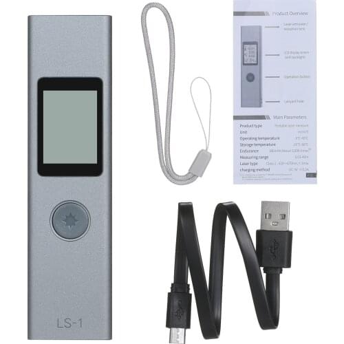 ATuMan 25m Digital Laser Distance Meter Mini Handheld Rangefinder Distance Measuring Meter Device with LCD Backlit Display