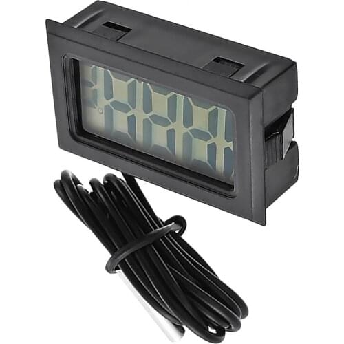 Digital LCD Aquarium Thermometer Electronic Thermometer with Probe Refrigerator Water Thermometer Temperature Measurement Tools