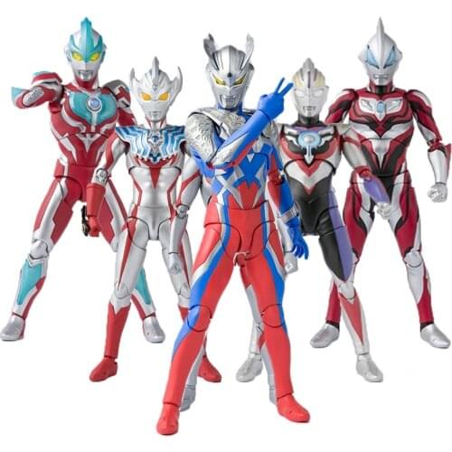 Ultraman Zero Toys Model Action Figures Assemble Geed Belial Tiga Movie & TV Model Desktop Decoration