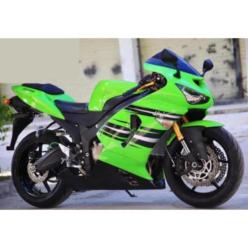 Cool New ABS Motorcycle Full Fairings Kit Fit For Kawasaki Ninja ZX-6R 2005 2006 05 06 ZX6R 636 Body set custom Free