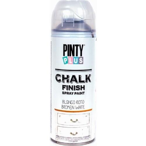 Pintyplus Chalk paint off white paint spray Chalk effect, spray paint for wood bottle spray crafts DIY 400ml