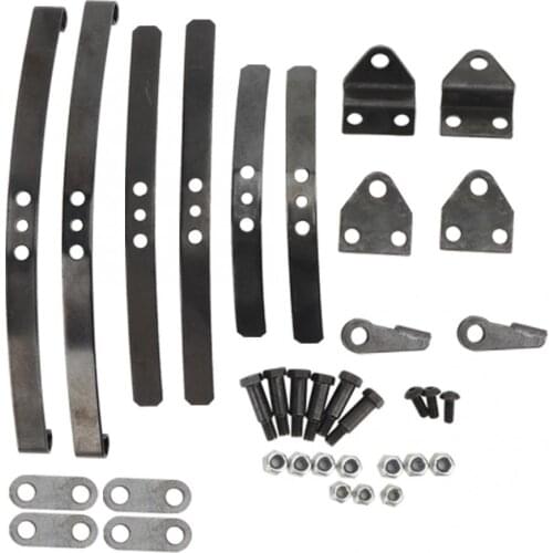 High Quality Metal Front/Rear Leaf Type Suspension Set Replacement Parts Accessories for Tamiya 1/14 RC Model Truck Accessory