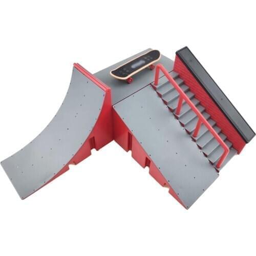 Mini Fidget Skateboard Venue Props Combination Childrens Model Toys for Kids Competition Training Board Tools Fingerboard Set