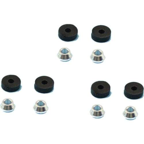 6Pcs Rubber Ring Set for WLtoys V966 V977 XK K110 K120 RC Helicopter Airplane Drone Spare Parts Accessories