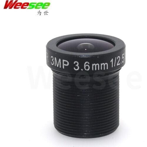 WS 3.6mm lens HD 3MP Lens CCTV Board Lens For CCTV HD Security ip Camera lens