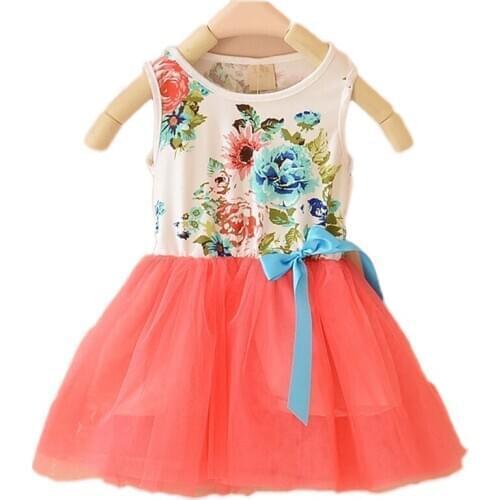 Baby Girls 2019 Spring Summer Vest Dress For Girls Kids Party Wedding Princess Tutu Dresses Childrens Birthday Vestidos Clothes