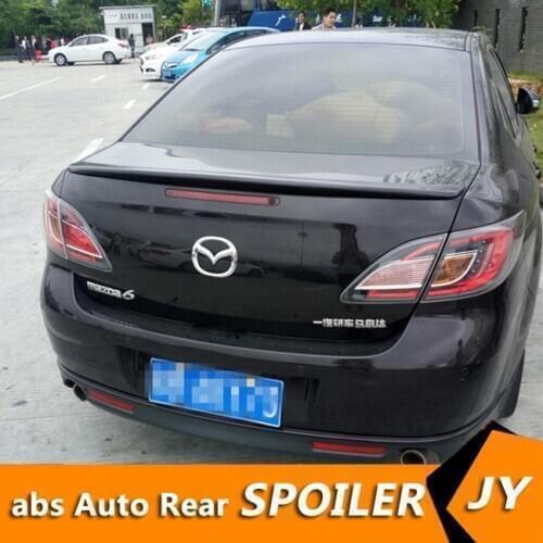 For MAZDA M6 Spoiler 2006-2011 MAZDA M6 spoiler High Quality ABS Material Car Rear Wing Primer Color Rear Spoiler