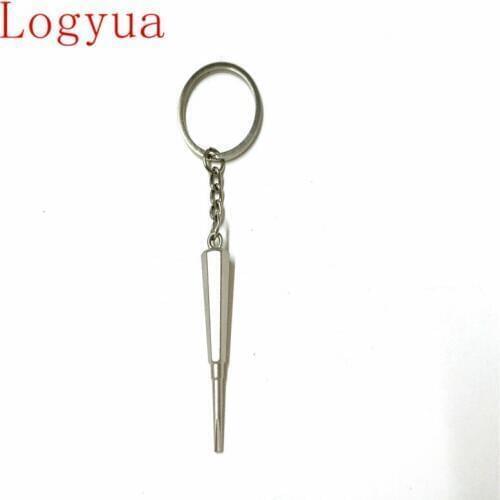 Dental Lab Molar Tool Keychain Dentist Lab Mini Key Chain Personalized Decorative Root Elevator 10Pcs/Lot