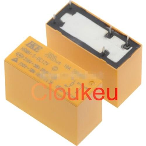 100Pcs Relay HRMH-S-DC5V 12V 24V-C 10A 5pin SMI-S
