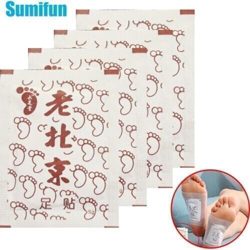 4Pcs Chinese Herbal Natural Medical Feet Plaster Detox Foot Patch Remove Toxin Essential Oil 100% Original Foot Care Tool