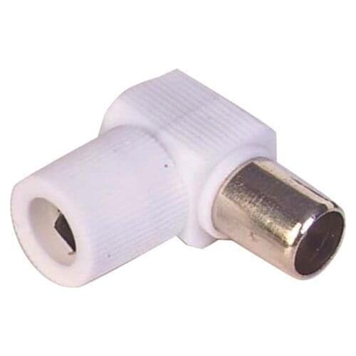 60 OHM L PLUG MALE WHITE ANTENNA PLUG POWERMASTER