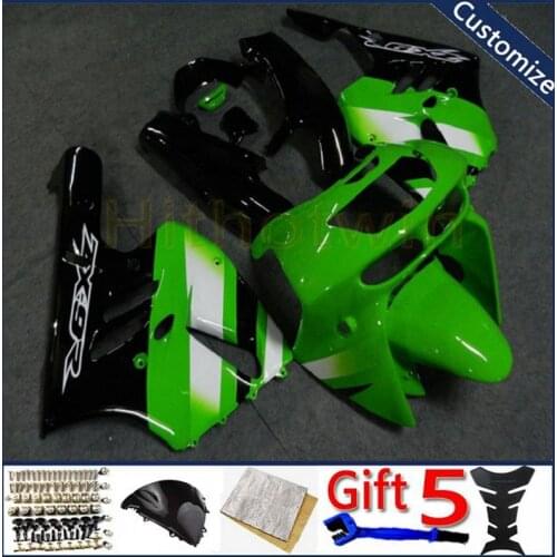 ABS plastic Fairings kit For ZX9R 1994 1995 1996 1997 ZX-9R 94 95 96 97 ZX 9R motorcycle panels green black
