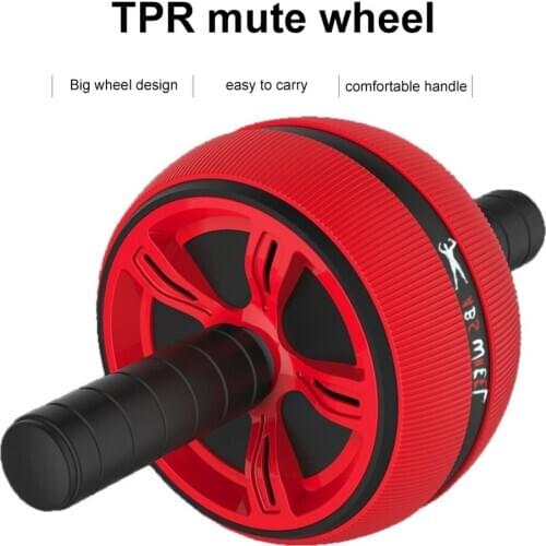 ABS Abdominal Roller Exercise Wheel Fitness Equipment Mute Roller for Arms Back Belly Core Trainer Body Shape Muscle Hip Trainer