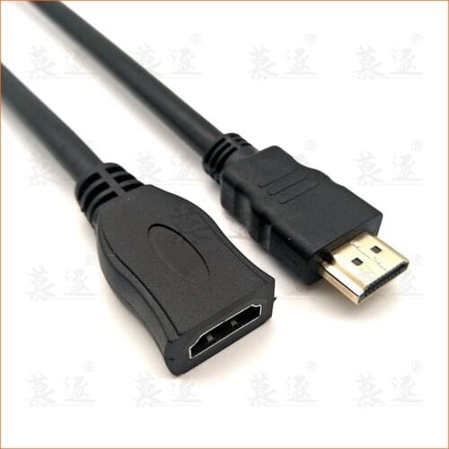 4K Verlängerung Kabel Männlich zu Weiblich HDMI-kompatibel Extender Adapter Kabel 0,3 M 0,5 m für PC PS3 PS4 PC TV Laptop Projek