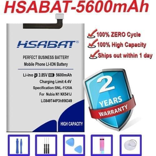 Top Brand 100% New 5600mAh Li3849T44P3h956349 Battery for ZTE Nubia N1 NX541J in stock