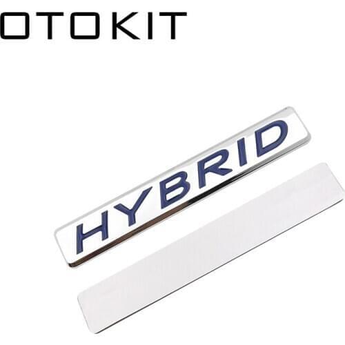 Car Sticker Auto Hybrid Logo Emblem Refitting Badge Decal For Toyota Nissan Camry Subaru Volkswagen golf Lexus BMW Audi Honda